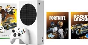 Microsoft - Xbox Series S 512 GB Console - Gilded Hunter Bundle (Disc-Free Gaming) - White