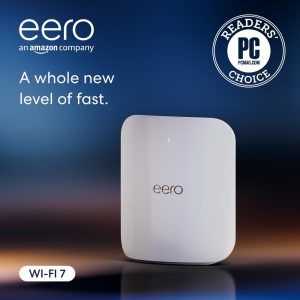 Amazon eero Max 7 mesh wifi router - 10 Gbps, Coverage 2,500 sq. ft., Connect 250+ devices, 1-pack