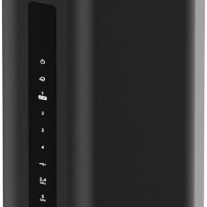 NETGEAR Nighthawk Dual-Band WiFi 7 for Gaming Router (RS180) -  BE5500 Wireless Speed (up to 5.5 Gbps) - Covers up to 2,500 sq. ft., 80 Devices - 2.5 Gig Port