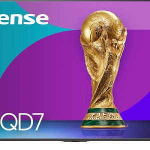 Hisense 50"-100" Class QD7 Series Mini-LED 4K UHD Smart Fire TV (50QD7QF - QLED, HDR10+, Dolby Vision, Dolby Atmos, Game Mode Plus, Alexa Built in