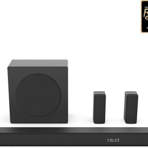 Hisense HS5100 5.1Ch Sound Bar with Wireless Subwoofer, 540W, Dolby Digital Plus, Bluetooth 5.3, Roku TV Ready, DTS: X