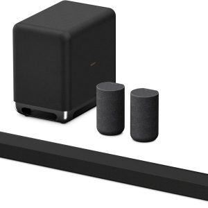 Sony BRAVIA Theater Bar 9 Sound Bar, SA-SW5 Wireless Subwoofer, and SA-RS5 Wireless Rear Speakers with Built-in Battery