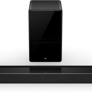 TCL Q75H Q Class 5.1.2 Channel Soundbar with Dolby Atmos, DTS:X, Wireless Subwoofer, and Bluetooth